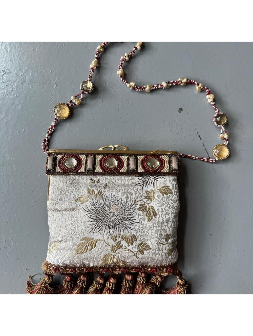 Women's Multi and Cream Bag